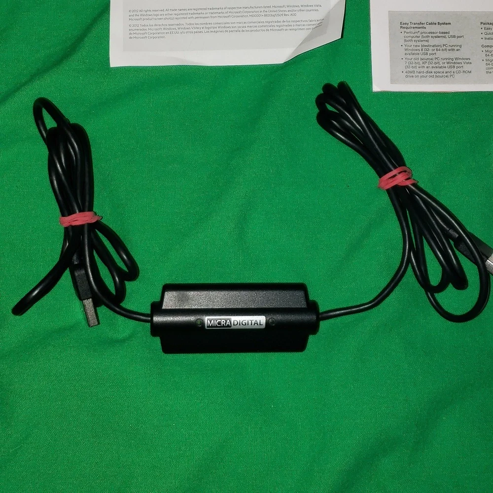 Micra Digital Easy Transfer Cable for Windows